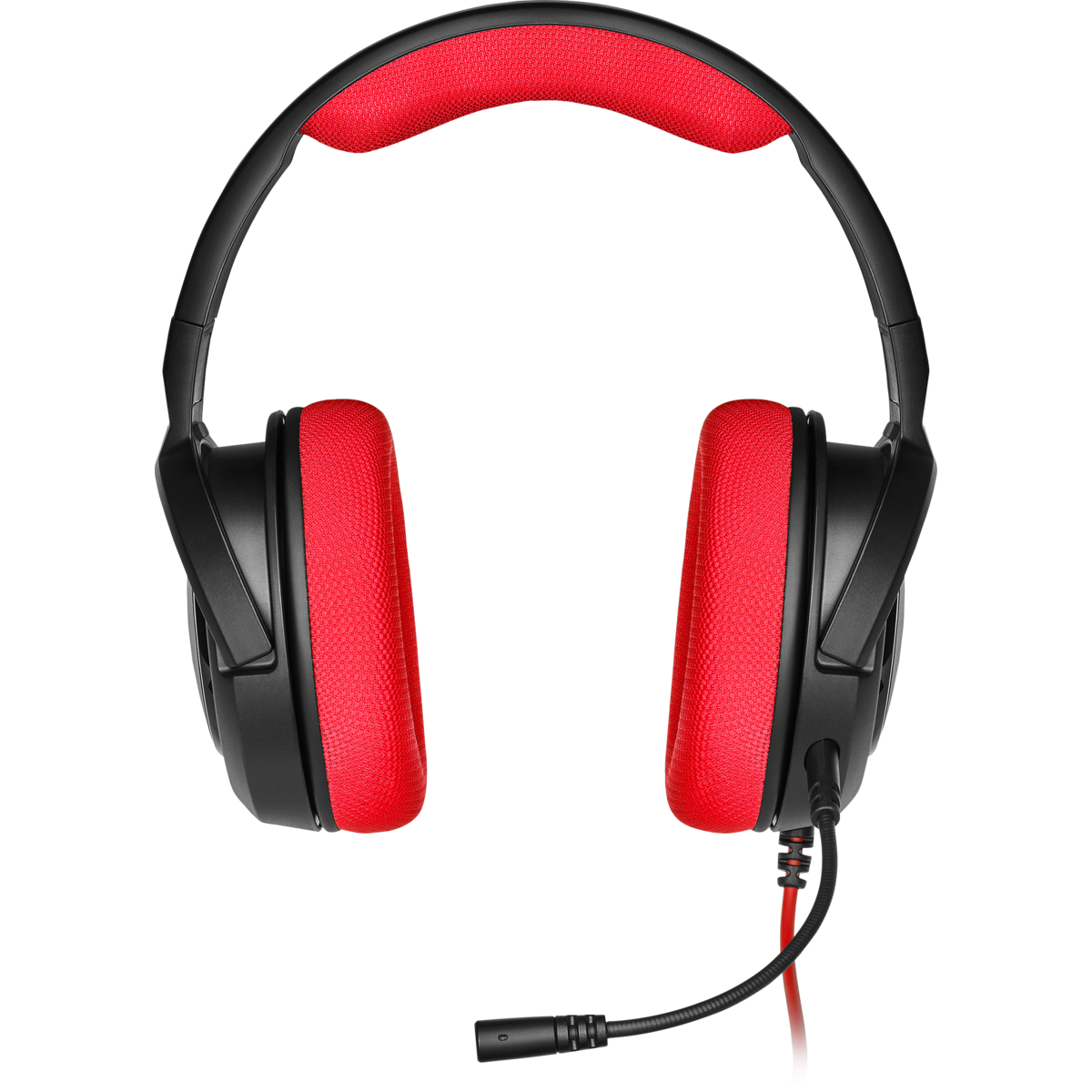 HEADSET CORSAIR HS35 STEREO GAMING RED 3.5 MM CA-9011198-NA