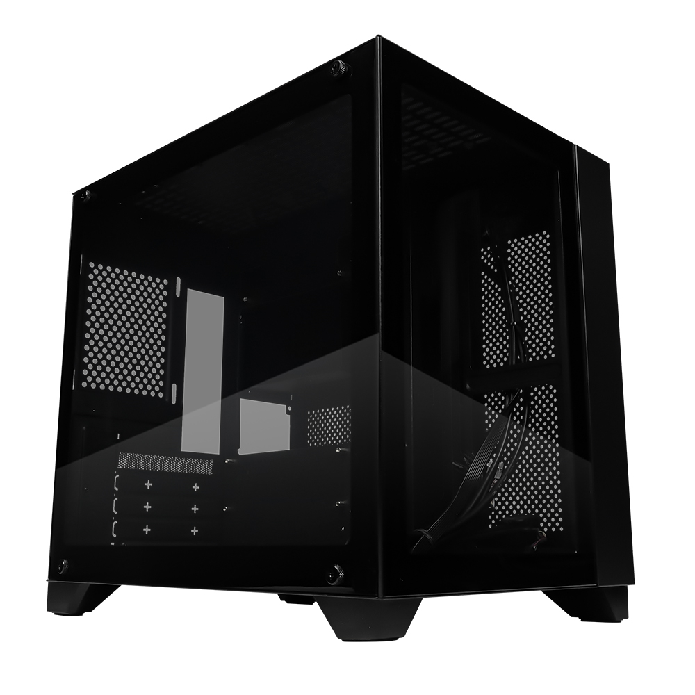 GABINETE GAME FACTOR mATX FISHTANK DOBLE CRISTAL USB 3.0 S/FTE CSG570