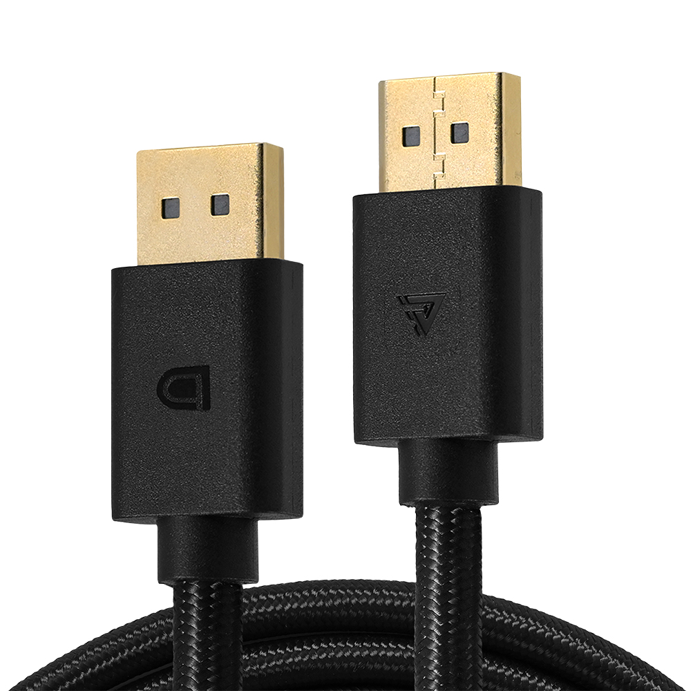 CABLE GAME FACTOR DISPLAY PORT 1.4 MACHO A MACHO 4K 2 MTS CH. ORO 24K (DTD400)