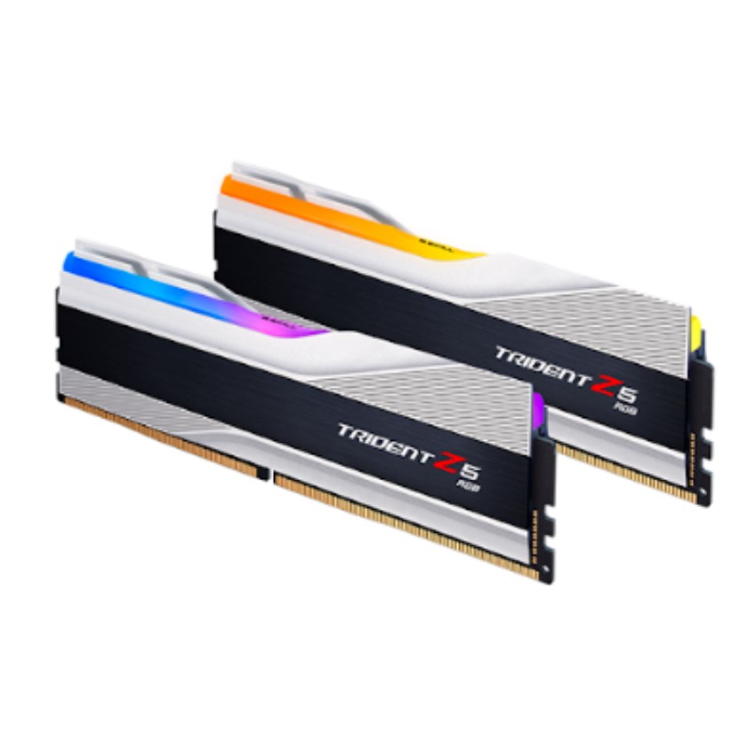 MEMORIA RAM GSKILL DDR5 7600 MT/S 2 X 16GB TRIDENT Z5RGB WHITE