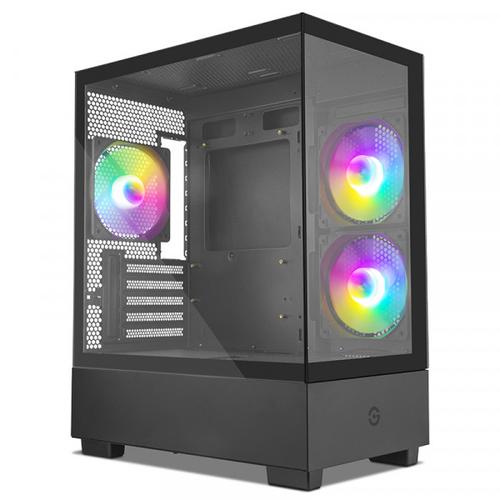 GABINETE GAMER GETTTECH FISH TANK M-ATX S/FUENTE (GCM-550AC-02)