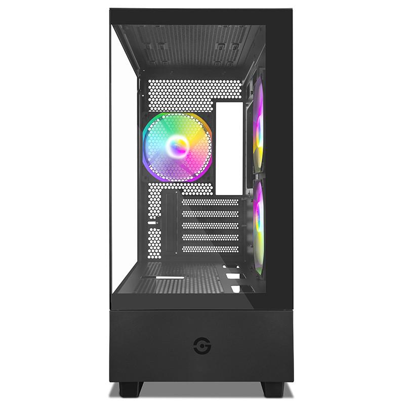 GABINETE GAMER GETTTECH FISH TANK M-ATX S/FUENTE (GCM-550AC-02)
