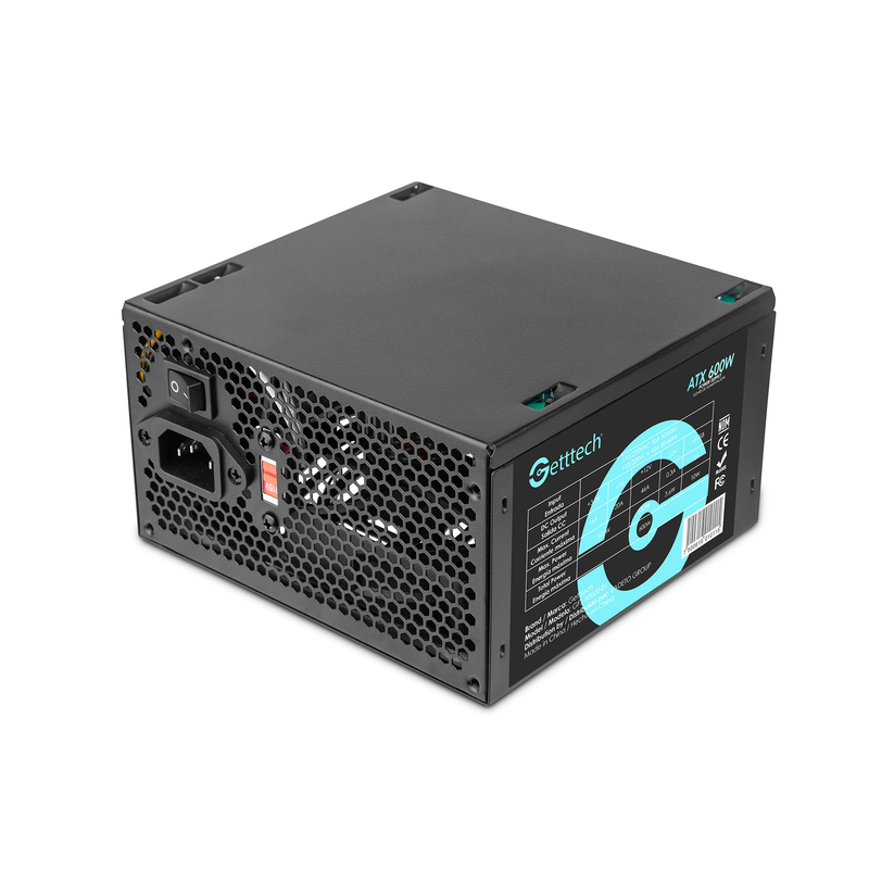 FUENTE DE PODER GETTTECH GFS-60020-01 600W ATX 12V 2.0 CAB CORR 1.2 M