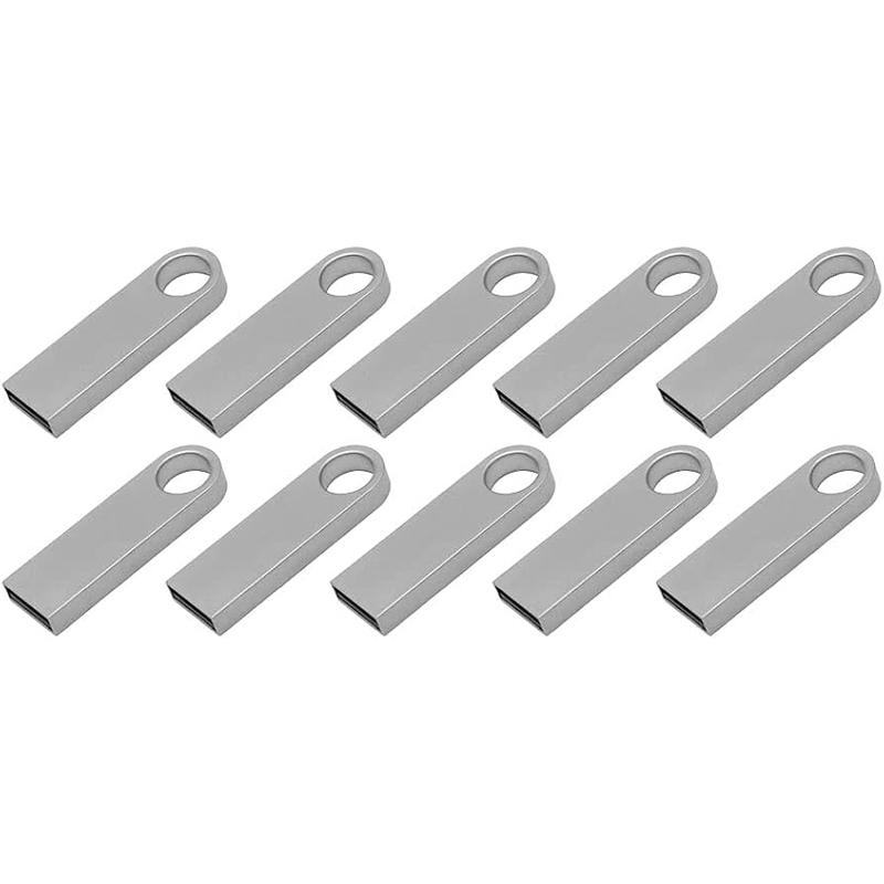 PAQUETE 10 PIEZAS MEMORIA USB BLACKPCS 8GB BULK ROUND 2.0 (HS-USB-M200)