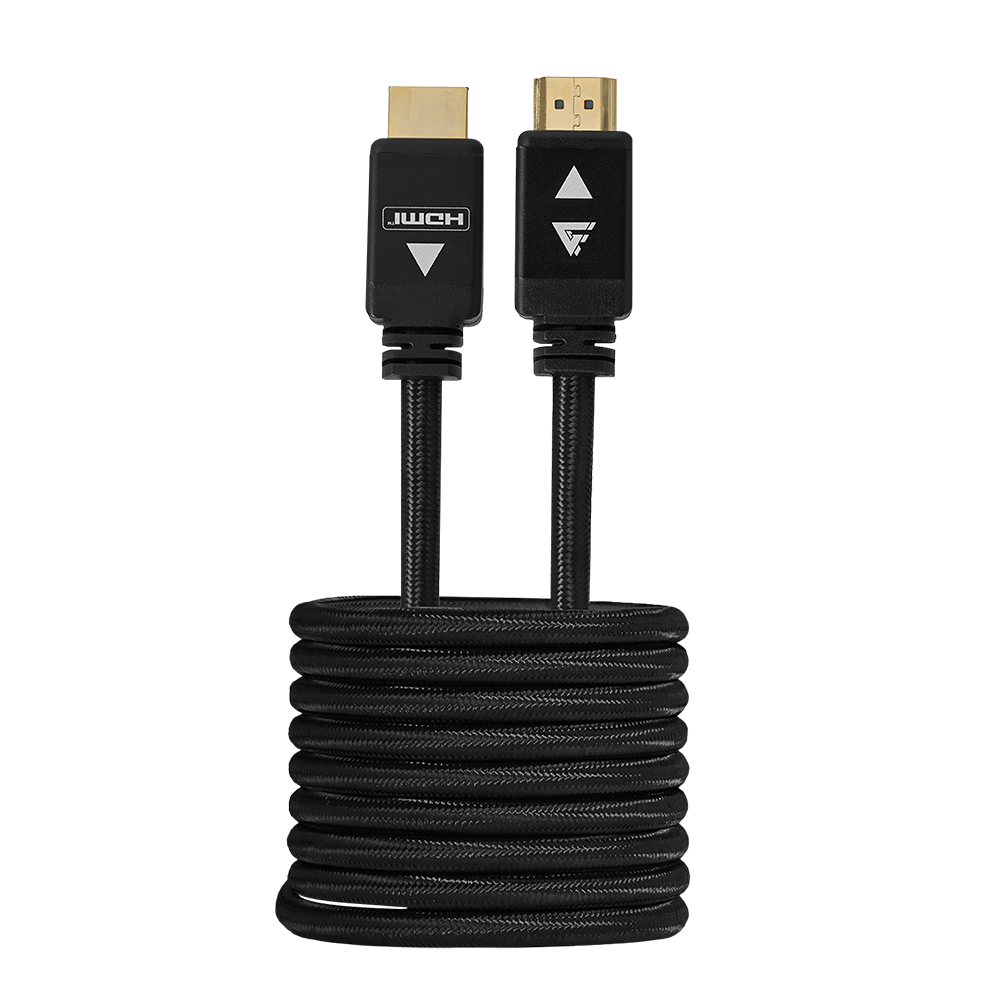 CABLE GAME FACTOR HDMI MACHO A HDMI MACHO 8K 2 MTS CHAPA DE ORO 24K (HTH400)