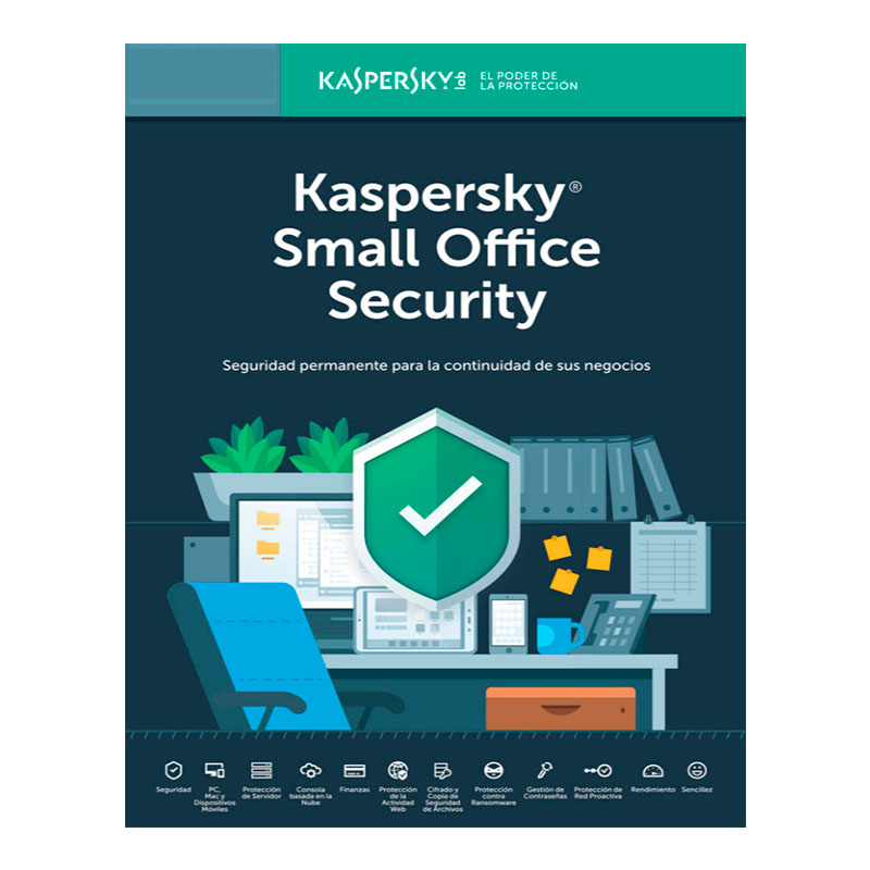 KASPERSKY ESD SMALL OFFICE SECURITY 8USR+1F SERVER 1YR V7(KL4541ZDHFS)