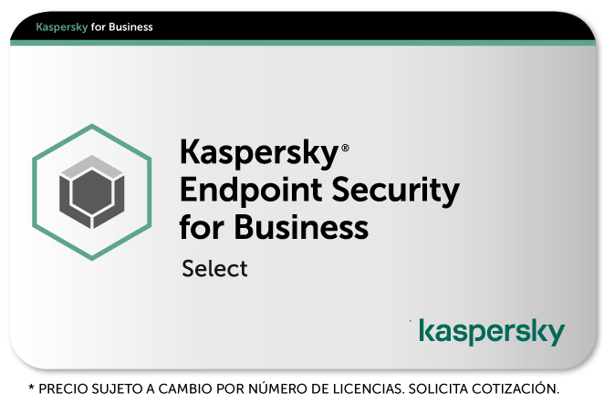 KASPERSKY EDPOINT SECURITY-SELECT RN-10-14 3 YR (KL4863ZAKTR)