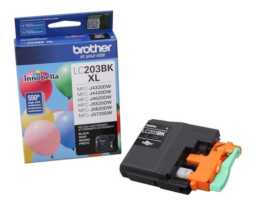 CARTUCHO BROTHER LC203BK NEGRO 550 PAG APROX LC203BK