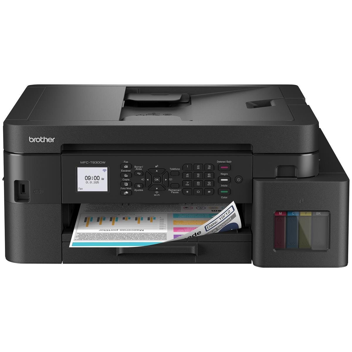 MULTIFUNCIONAL BROTHER A COLOR INKBENEFIT TANK WIFI DUPLEX DCP-T930DW