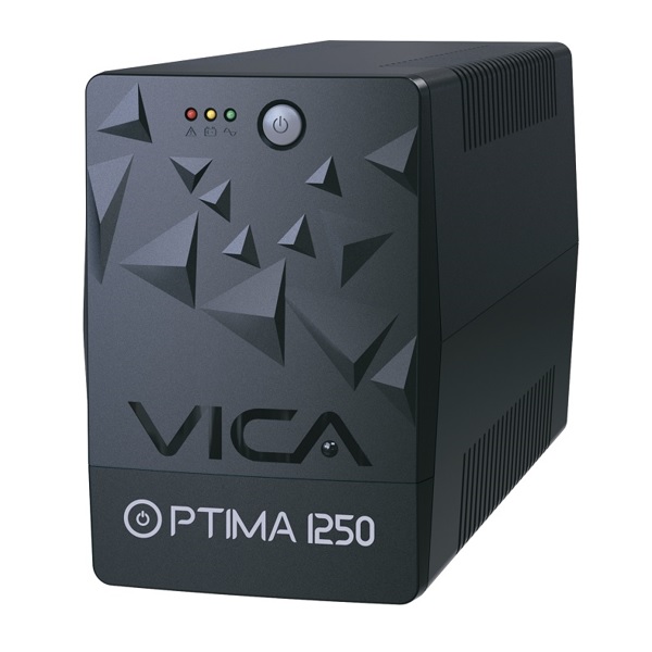 NO BREAK/UPS VICA 1250VA/600W 6 TOMAS (RYR) LEDS RJ11/45 (OPTIMA1250)