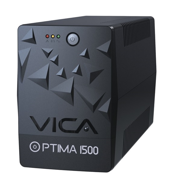 NO BREAK/UPS VICA 1.5KVA/900W 8 TOMAS (RYR) LEDS RJ11/45 (OPTIMA1500)