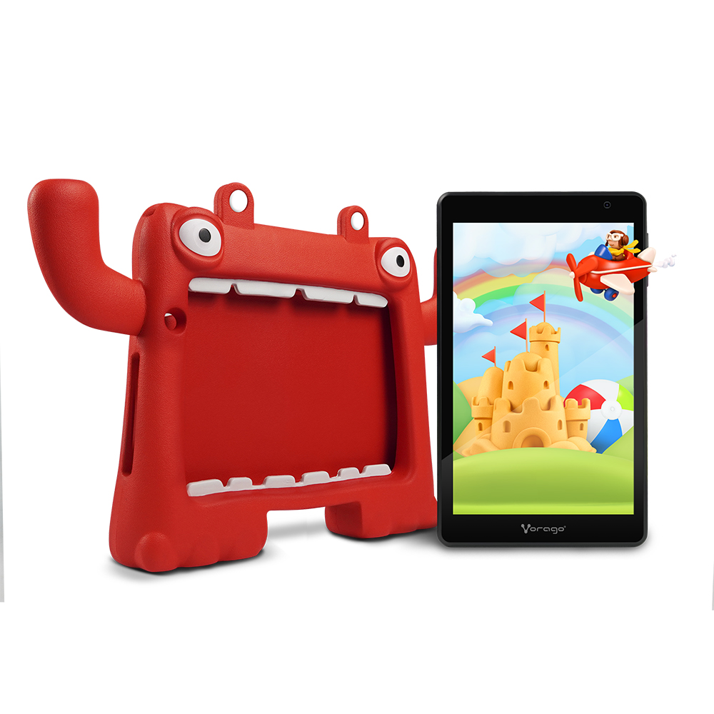 Tablet Vorago Pad8KidsRd  Tablet Vorago Pad8Kids 8 Pulgadas Android 13 Quadcore 4Gb 64Gb Ips 2Mp 5Mp Wifi Bt Gms Funda Roja  PAD-8-KIDS-RD  PAD-8-KIDS-RD - PAD-8-KIDS-RD