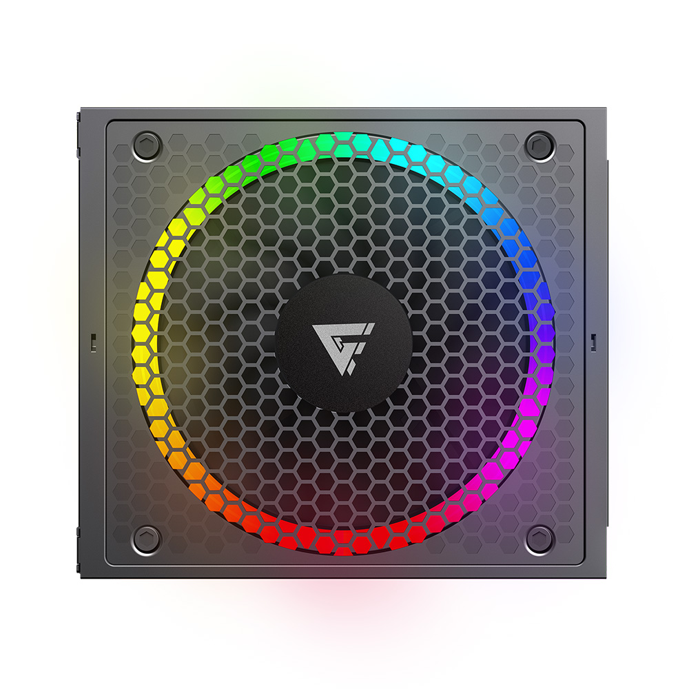 FUENTE DE PODER GAME FACTOR FULL MOD RGB 1050W 80P GOLD 12VHPW 600W PS (PSG1050)