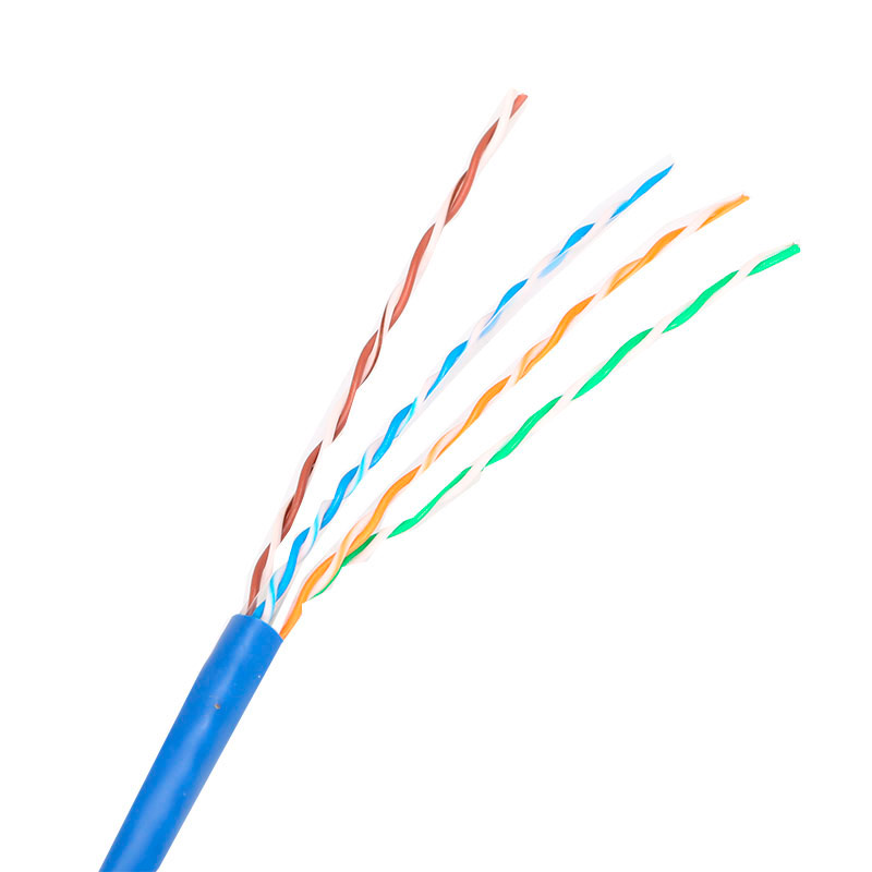 BOBINA UTP  QIAN 305MTS /  CAT6  / INTERIOR / AZUL / 23 AWG / QGR-NC006 