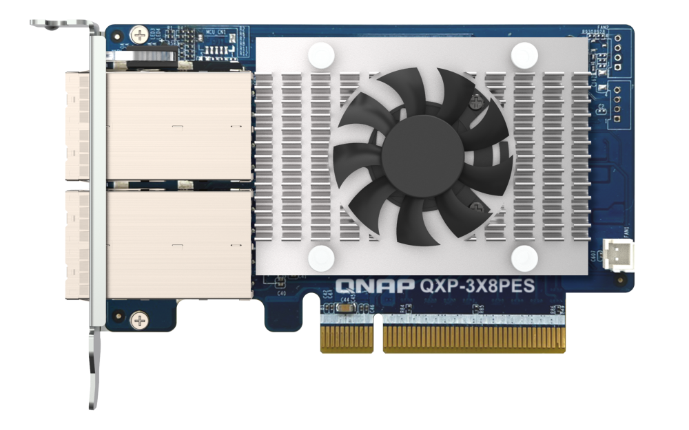 TARJETA DE EXPANSION PCIE 2 PUERTOS JBOD-QNAP (QXP-3X8PES)
