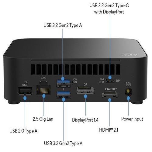 MINI PC ASUS NUC INTELN150 SIN RAM /SIN HDD / SIN OS (RNUC14MNK150000U)