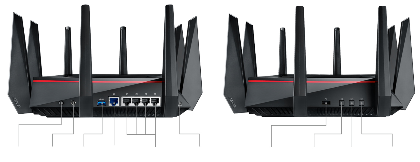 ROUTER INALAMBRICO ASUS RT-AC5300 TRI BAND AC5300