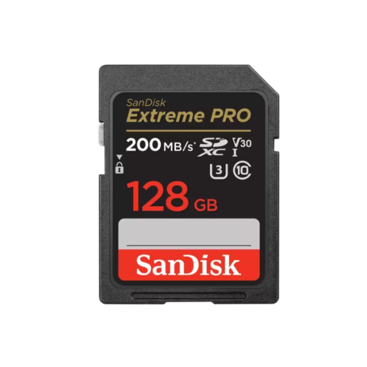 MEMORIA SDXC SANDISK EXTREME PRO 128GB UHS-I CLASE 10 (SDSDXXD-128G-GN4IN)
