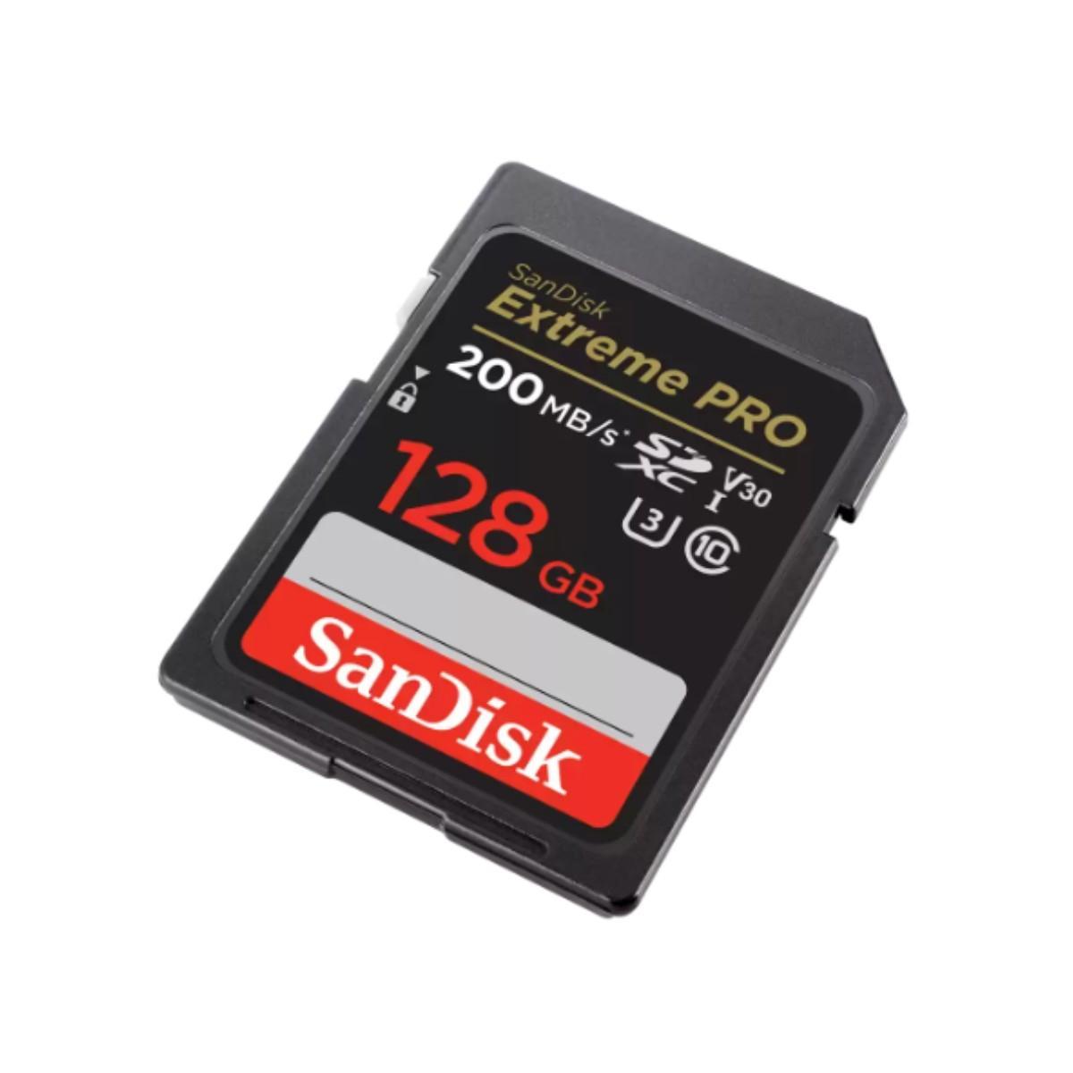 MEMORIA SDXC SANDISK EXTREME PRO 128GB UHS-I CLASE 10 (SDSDXXD-128G-GN4IN)