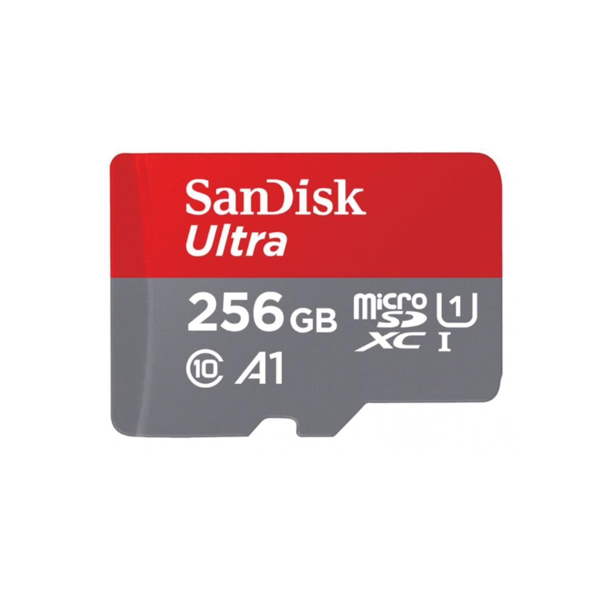 MEMORIA SANDISK ULTRA MICRO SDXC 256GB UHS-I CLASE 10 (SDSQUNR-256G-GN6TA)