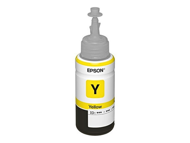 BOTELLA DE TINTA EPSON ECOTANK FOTO T673 AMARILLO L800 L1800 70ML T673420-AL