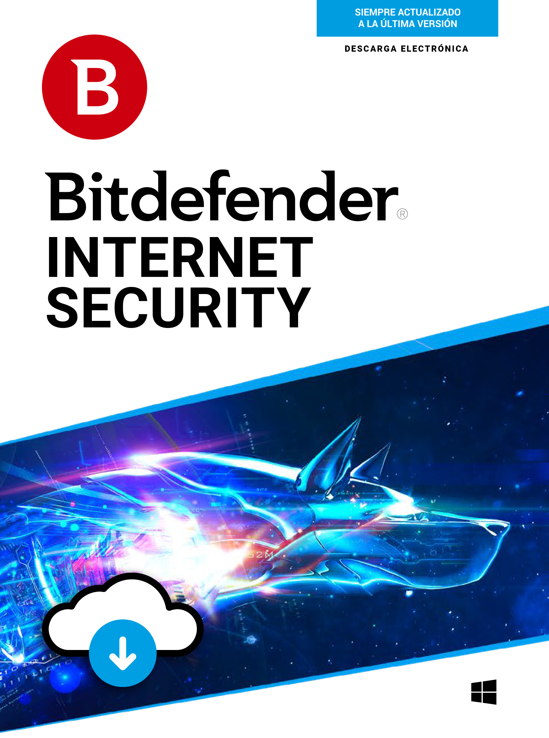 BITDEFENDER ESD INTERNET SECURITY 1YR 1USR (TMBD-418)