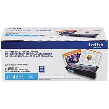 TONER BROTHER CYAN 4000 PAGINAS PARA MFCL8900CDW TN433C