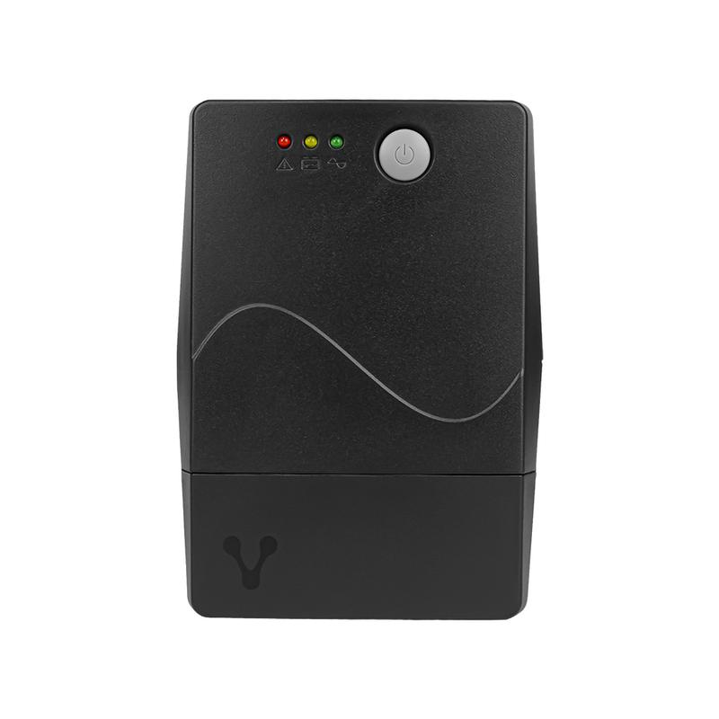 (ED) NO BREAK VORAGO 1,000 VA 600W 6 CONTACTOS CON RESPALDO NEGRO UPS-400