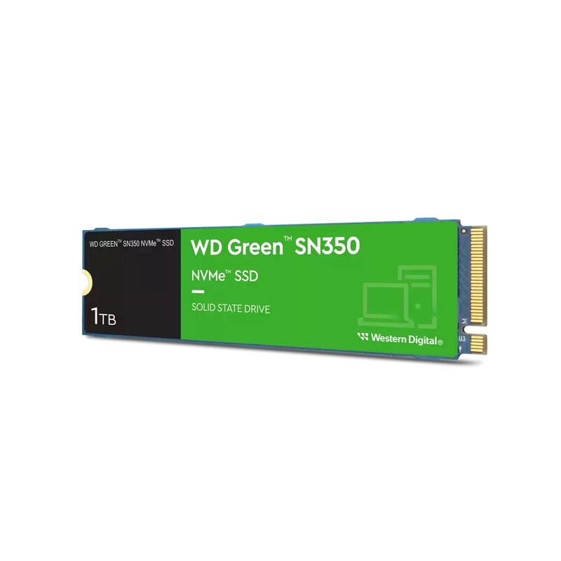 UNIDAD SSD M.2 WD SN350 1TB WDS100T2G0C GREEN PCIE NVME