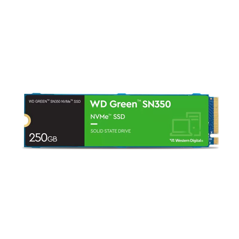 UNIDAD SSD M.2 WD SN350 250GB WDS250G2G0C GREEN PCIE NVME