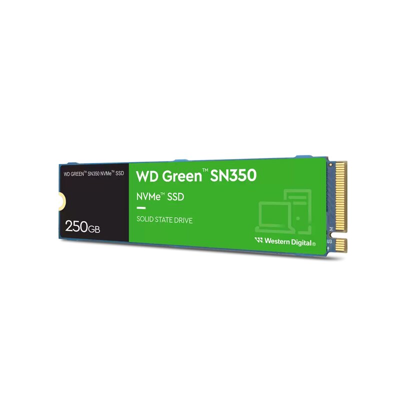 UNIDAD SSD M.2 WD SN350 250GB WDS250G2G0C GREEN PCIE NVME