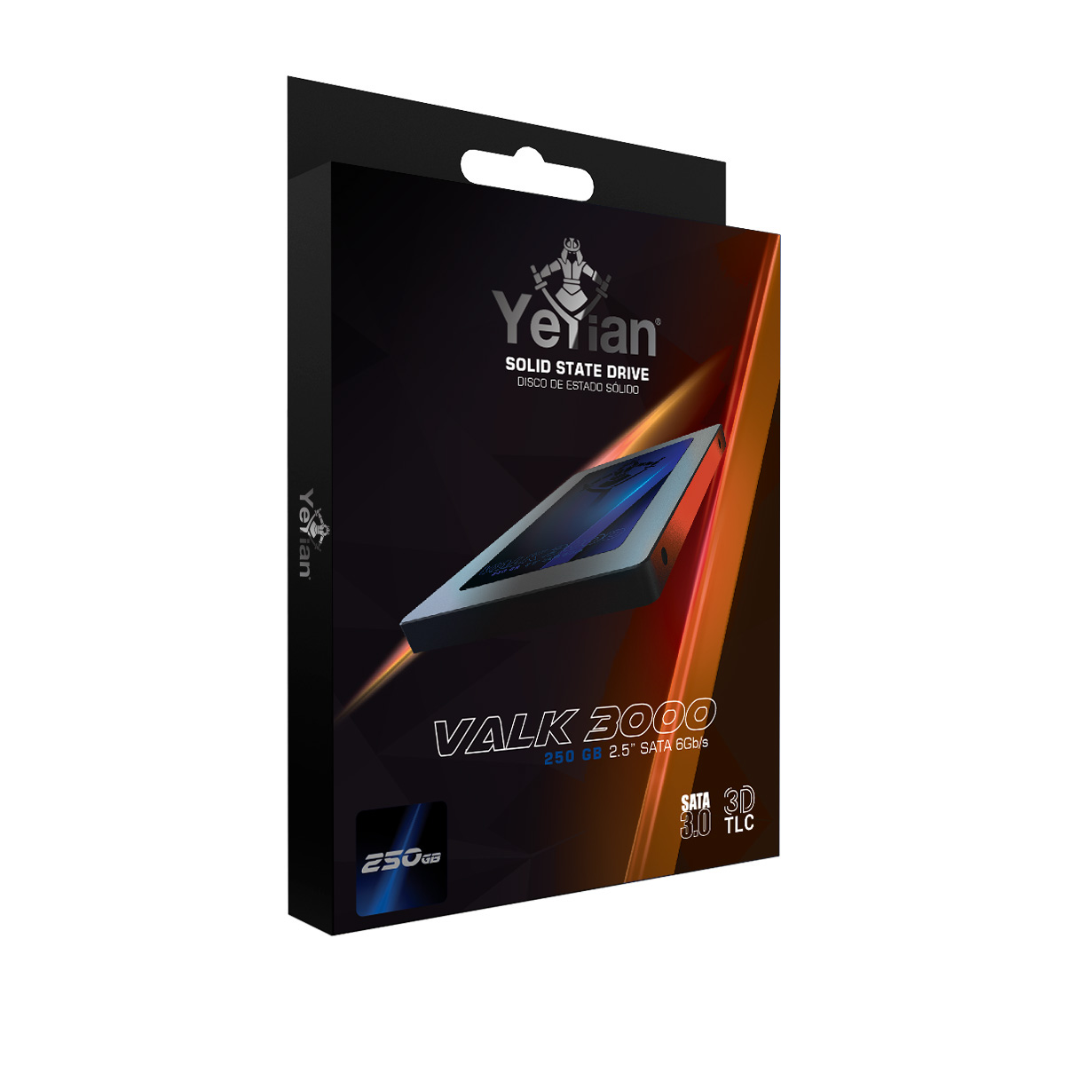 UNIDAD SSD YEYIAN VALK SERIE 3000 250GB SATA 3 YCS-25SP-01 2.5