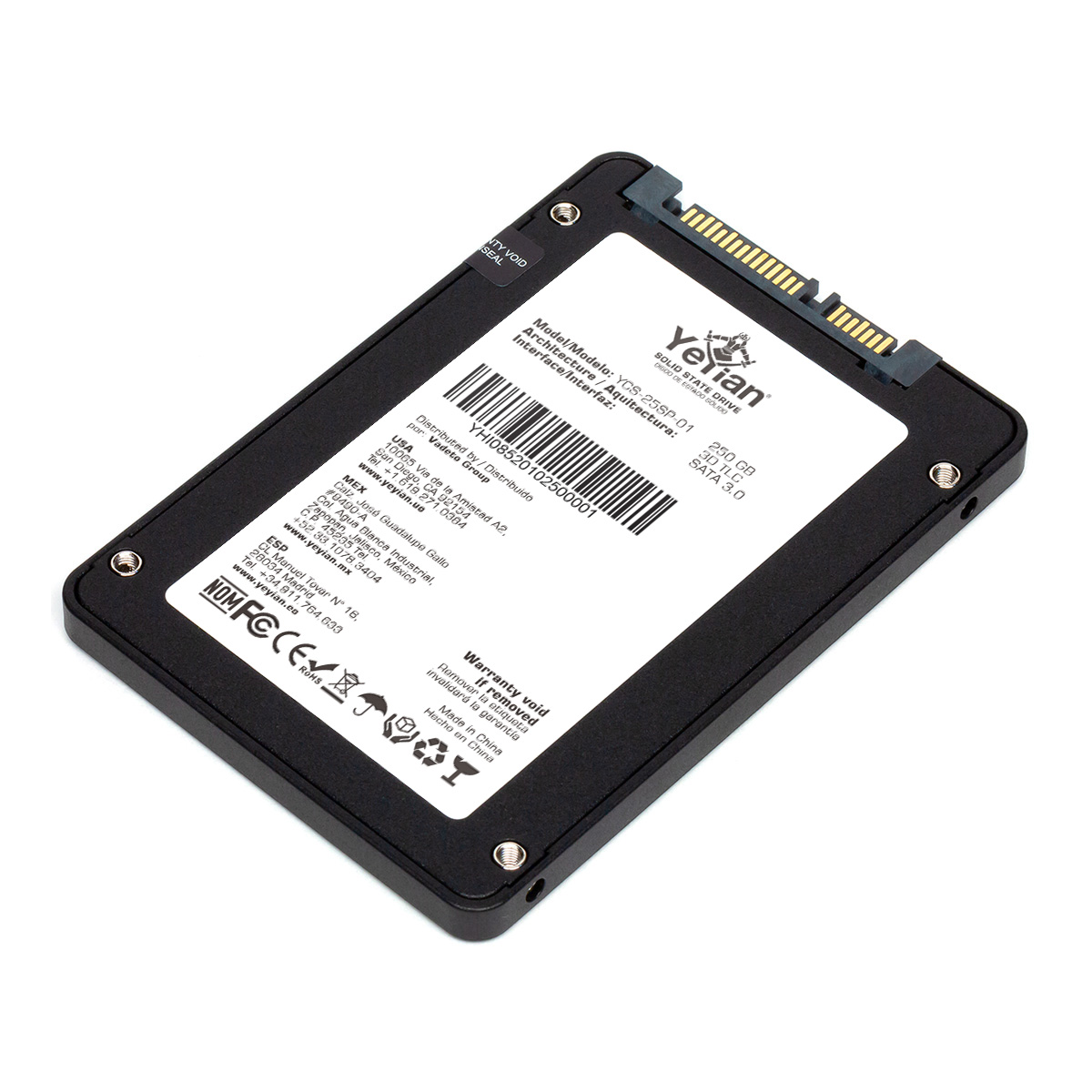 UNIDAD SSD YEYIAN VALK SERIE 3000 250GB SATA 3 YCS-25SP-01 2.5
