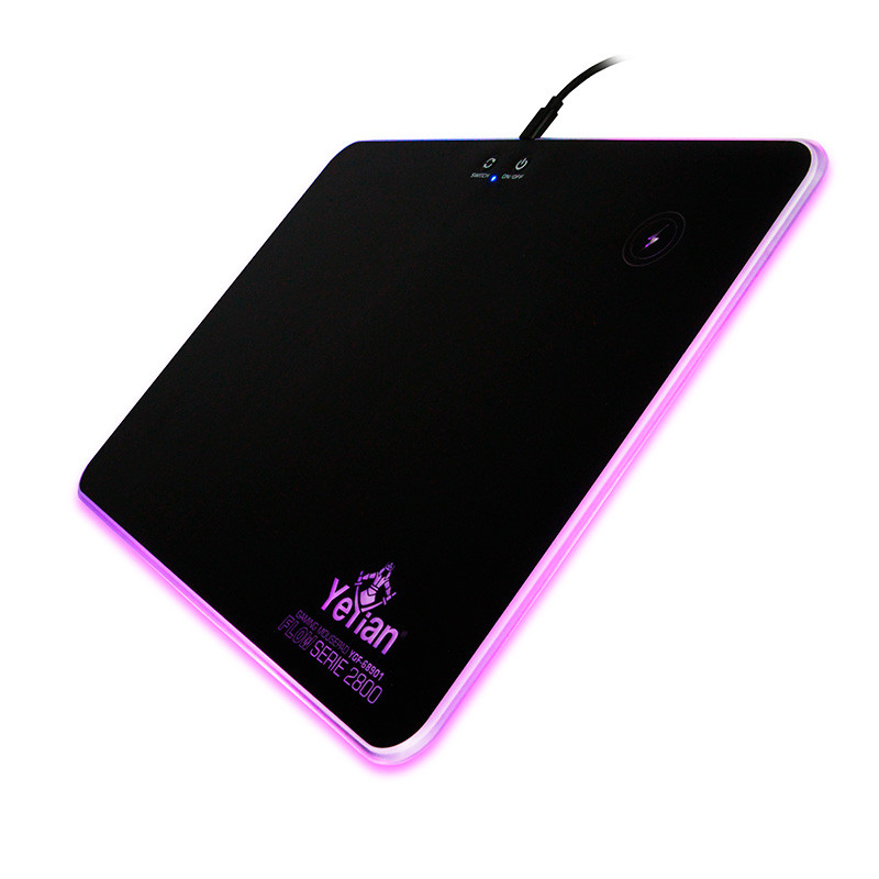 MOUSEPAD GAMER YEYIAN YGF-68901 RIG CARGA/INA RGB ANTI/D FLOW 2800