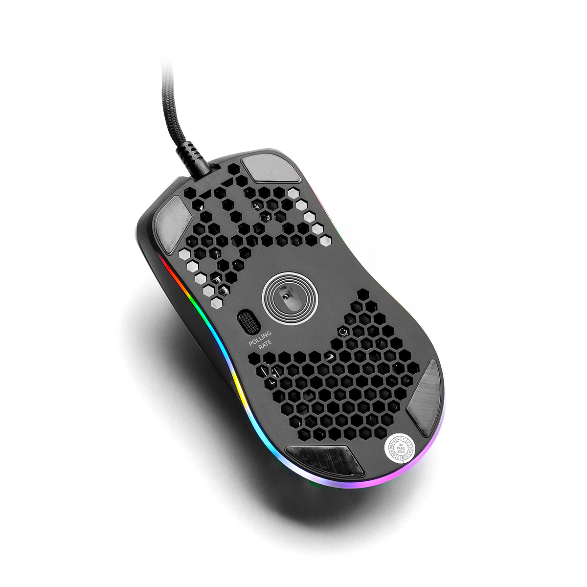 MOUSE GAMER YEYIAN YMG-24310 LINKS 3000, RGB, 6 BOT,USB,7200 DPIS NEGR