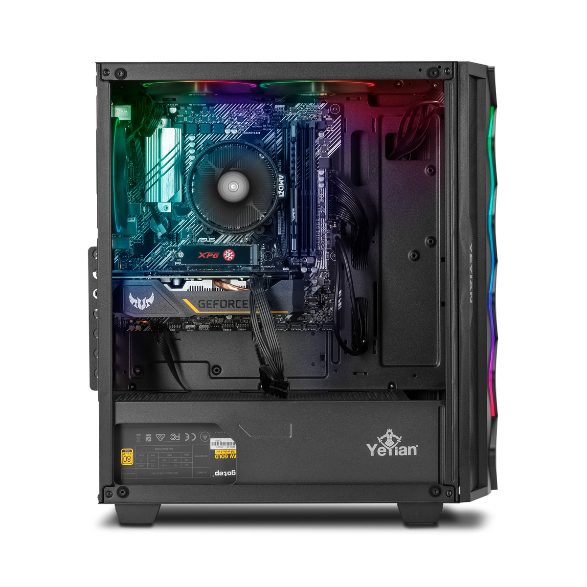 PC GAMER YEYIAN YPB-SHO-R02 RYZEN 5/8GB DDR 4/GEFORCE RTX 3050/ W10