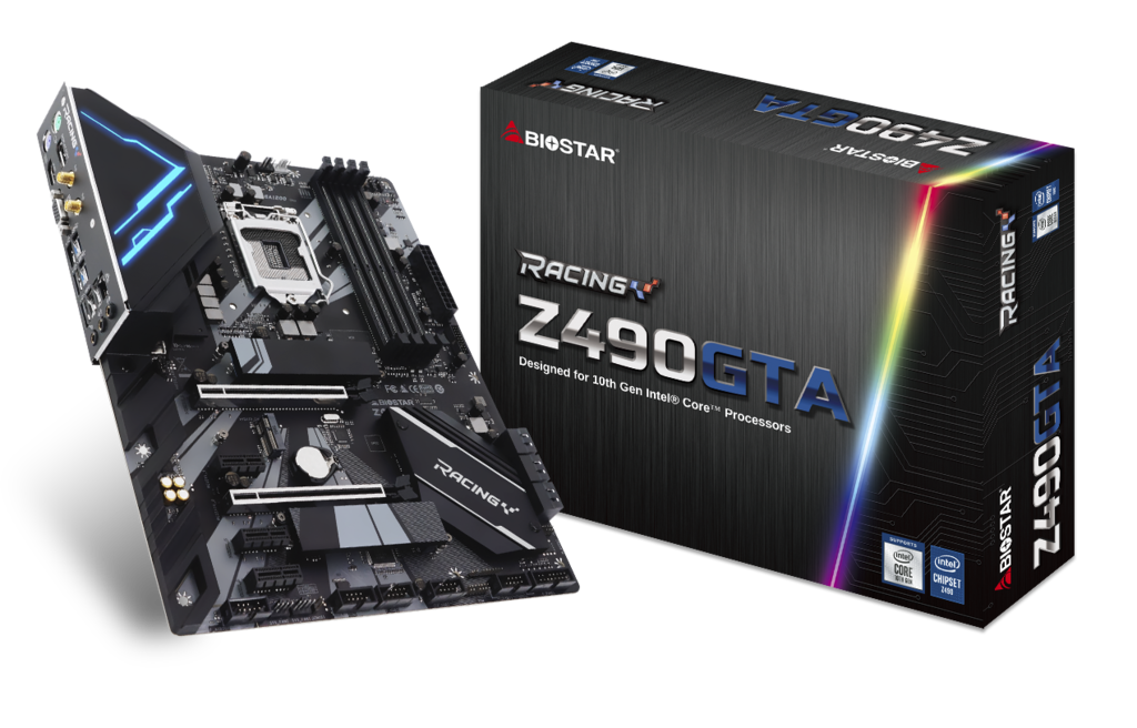 TARJETA MADRE BIOSTAR Z490GTA DDR4 HDMI PCIE M.2 RGB 10TH INTEL 1200