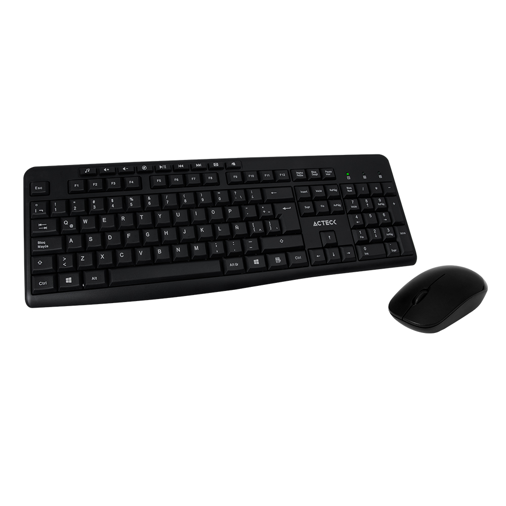 KIT 2 EN 1 MULTIMEDIA ACTECK TECLADO/MOUSE INALAMBRICO MK450 AC-931748