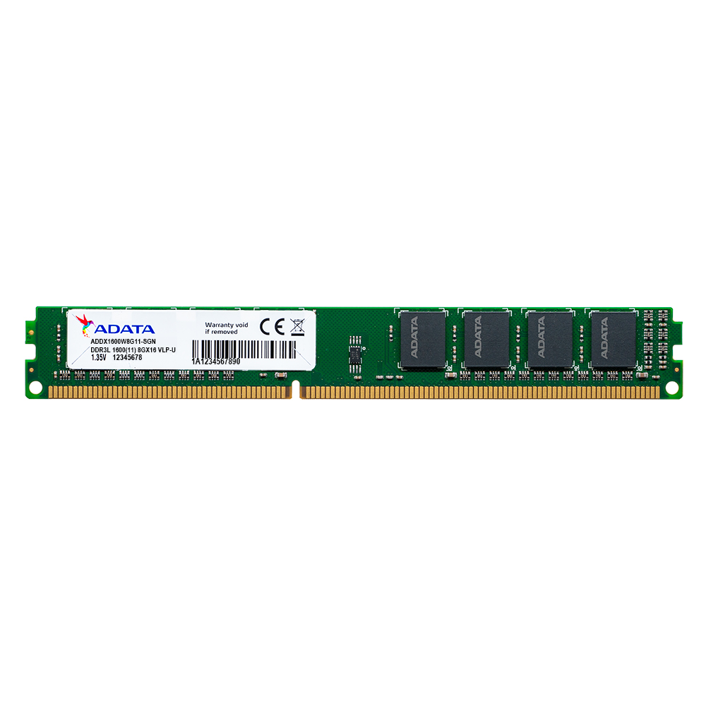MEMORIA DDR3L ADATA 4GB 1600MHZ UDIMM LOW PROFILE (ADDX1600W4G11-SPU)