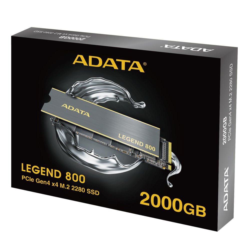 UNIDAD SSD M.2 ADATA LEGEND 800 PCIe 2TB GEN4 (ALEG-800-2000GCS)