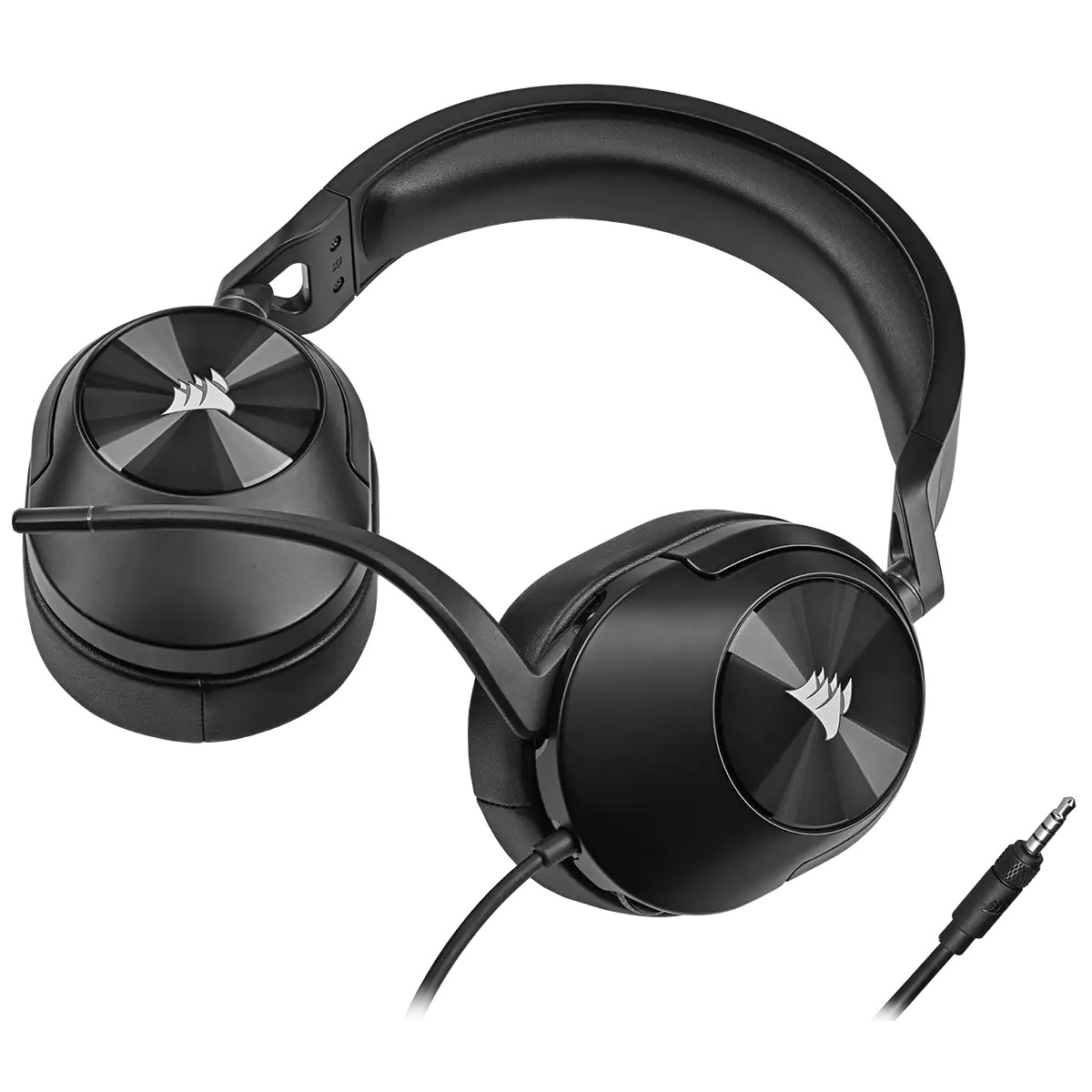 HEADSET CORSAIR HS55 SURROUND WIRED CARBON CA-9011265-NA