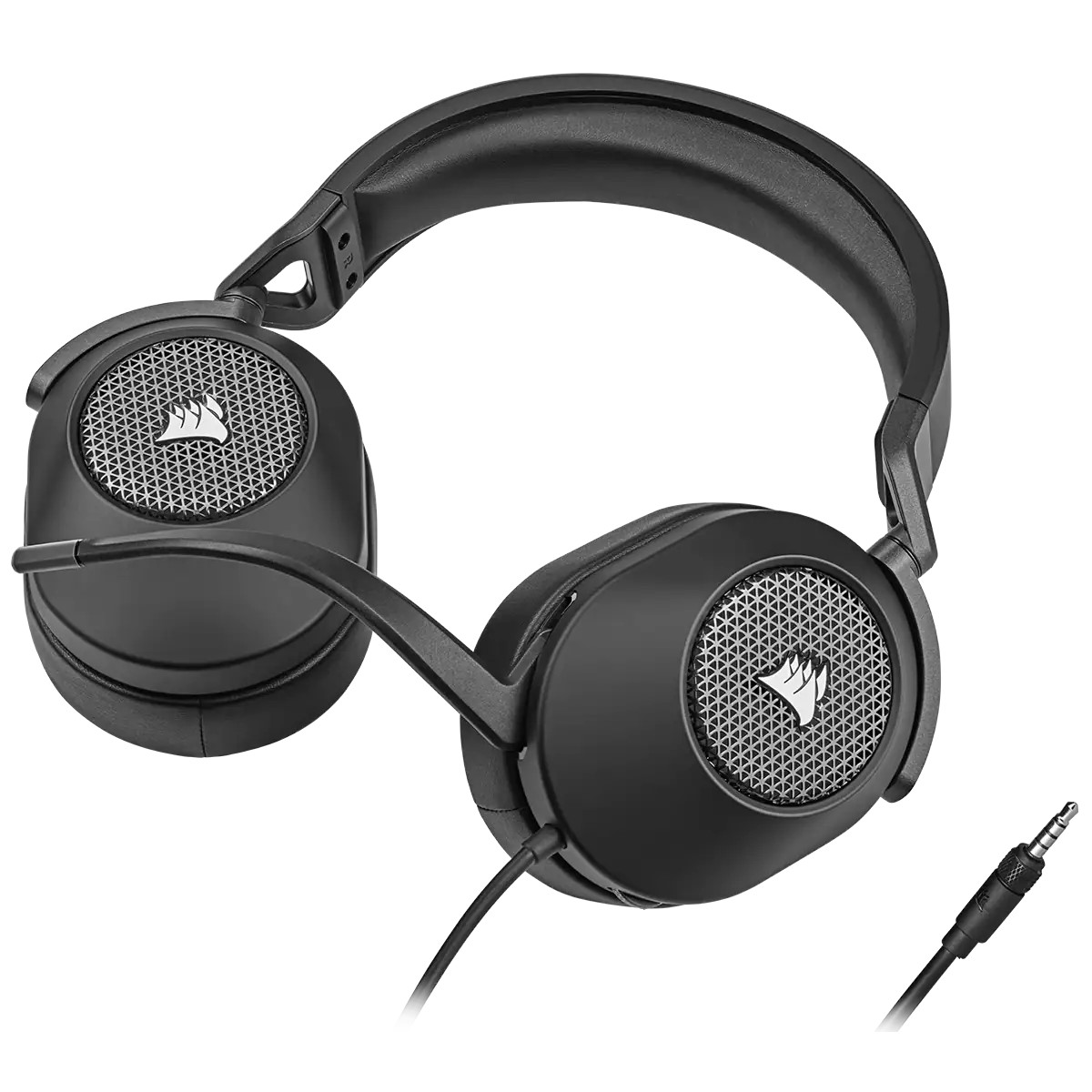HEADSET CORSAIR HS65 SURROUND WIRED CARBON CA-9011270-NA