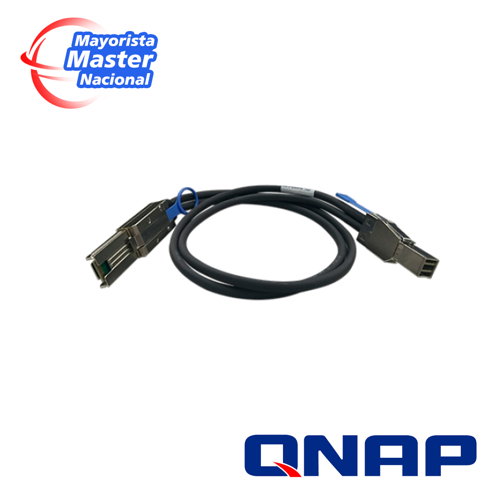 QNAP CABLE MINISAS 12G (SFF-8644), 1,0 M (CAB-SAS10M-8644)