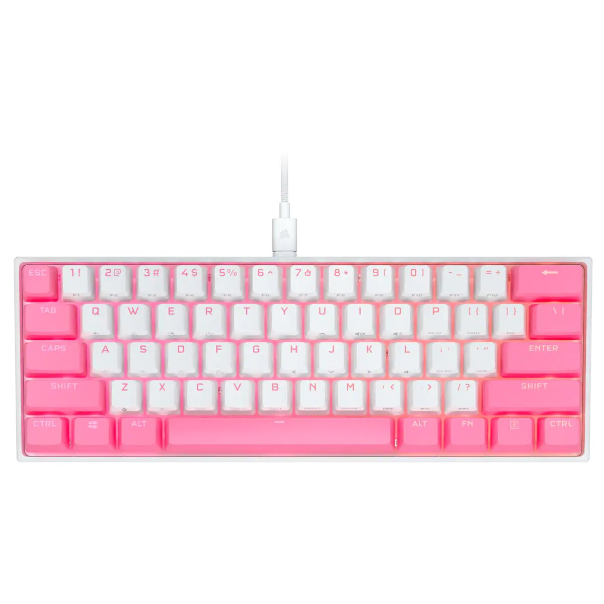 teclado, corsair, rosa, pink 