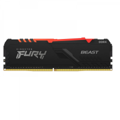 MEMORIA DDR4 KINGSTON FURY BEAST RGB 8GB 3200MHZ DIMM(KF432C16BBA/8)