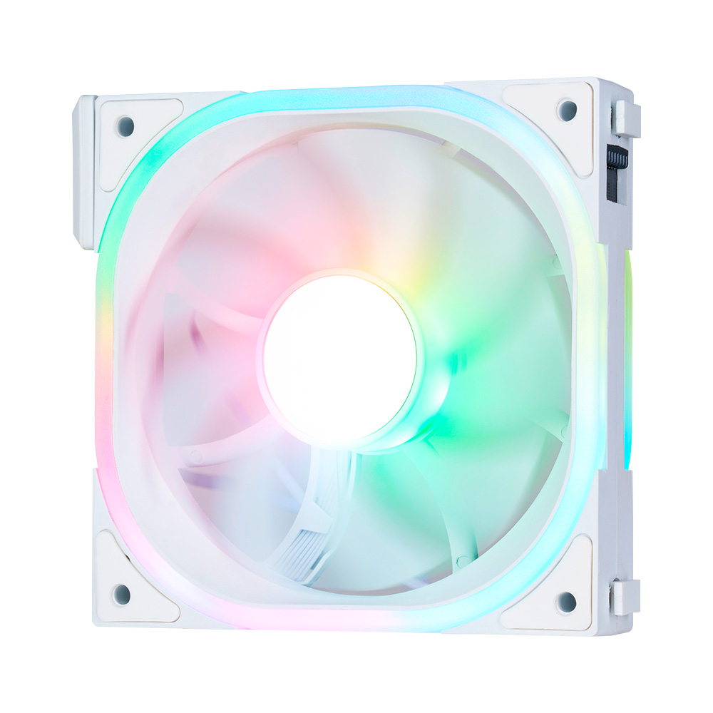 VENTILADOR MODULAR GAME FACTOR 120MM 58CFM 1900RPM RGB BLANCO FG500-WH