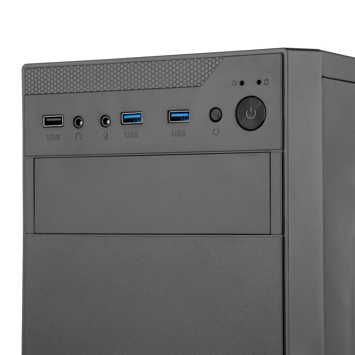 GABINETE GETTTECH MICRO-ATX C/FUENTE 550W GRIS GCM-550AC-01