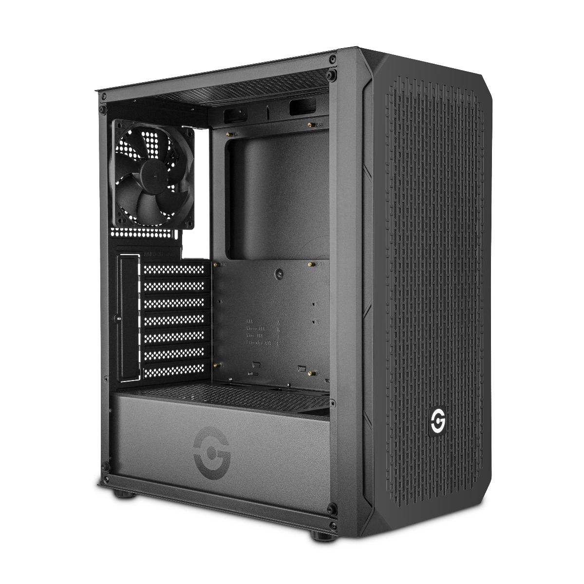 Gabinete Gaming Getttech Gaming GCM-ASGX1-01BK GETTTECH GABINETE GAMER MEDIA TORRE CON PANEL FRONTAL MALLA ATX/MICROATX/MINI ITX 1 VENTILADOR USB 2.0/30 COLOR BLANCO MOD. GCM-ASGX1-01WH - Código: GCM-ASGX1-01BK | Compra en Guadalajara