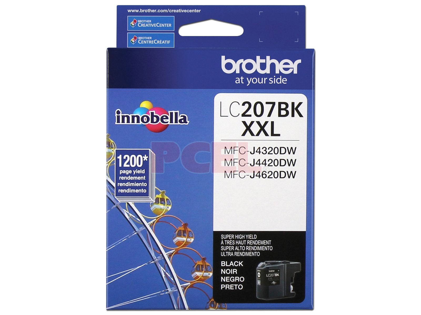 CARTUCHO BROTHER LC207BK NEGRO ALTO REND 1200 PAG LC207BK