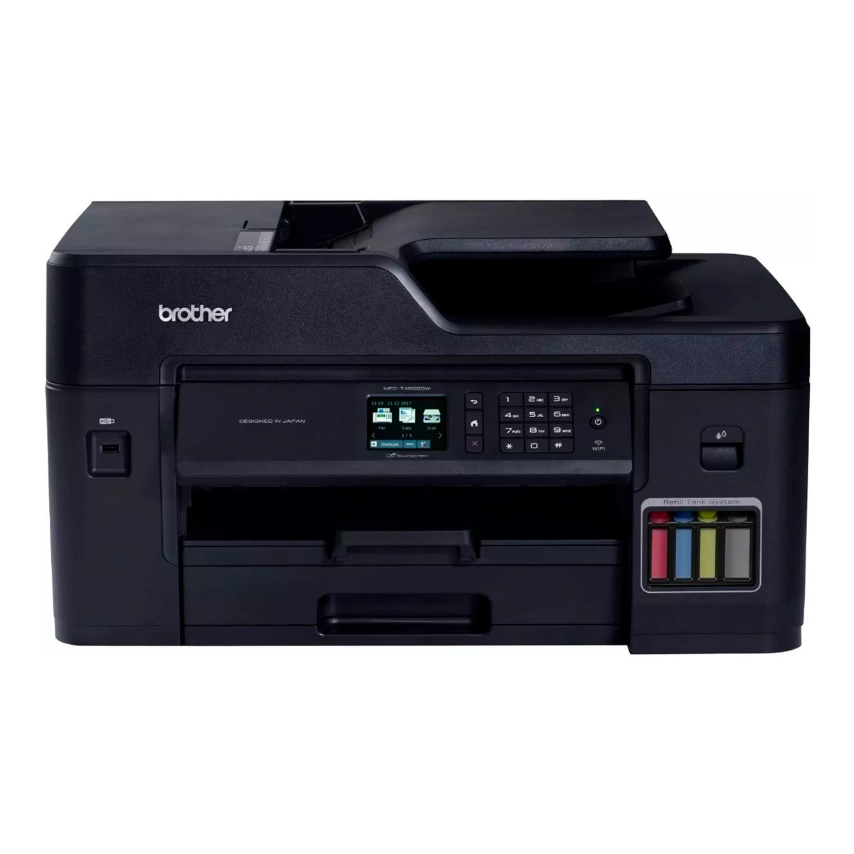 MULTIFUNCIONAL TINTA CONTINUA BROTHER INALAMBRICO WIFI ESCANER 1YR MFCT4500DW